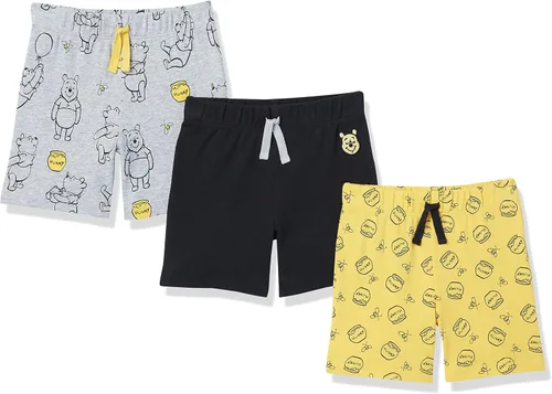 Vista 3 de Amazon Essentials Disney Marvel Pantalones cortos para bebé niño de Star Wars, varios paquetes