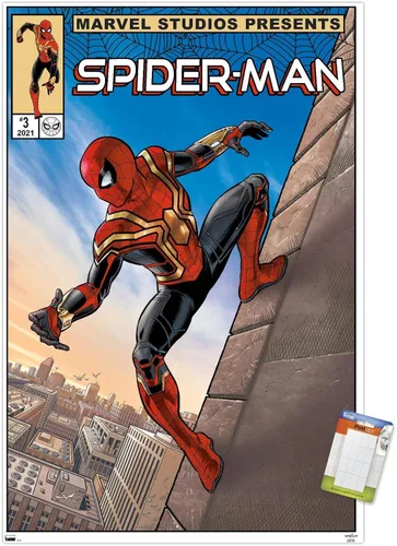 Vista 11 de Trends International Marvel Spider-Man: No Way Home - Póster de pared de cómic de pared, 22.4 pulgadas de largo x 14.7 pulgadas, versión enmarcada