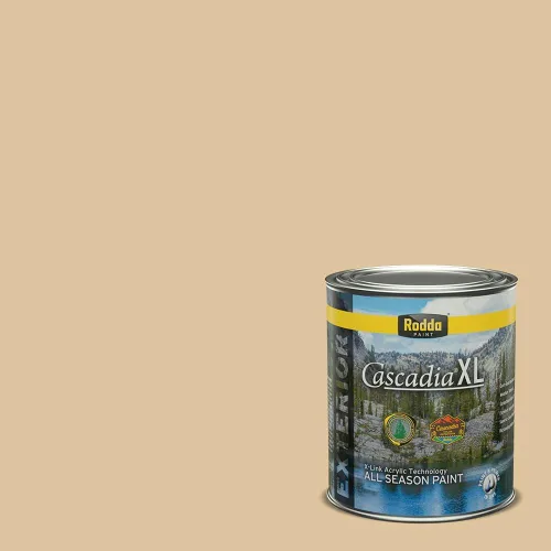 Vista 174 de Rodda Paint CASCADIA XL Pintura e imprimación satinada exterior en uno, cuarto de galón, otoño niño