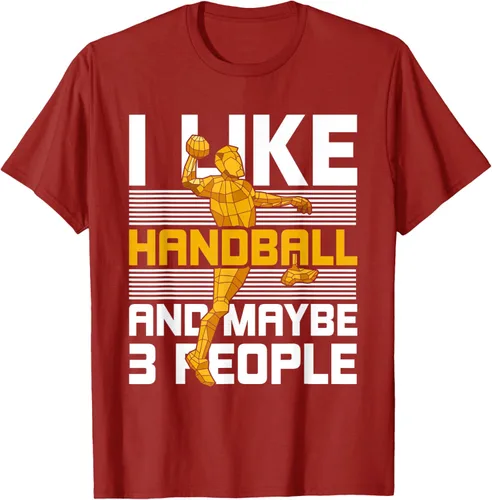 Vista 16 de Divertido jugador de balonmano atleta regalo balonmano camiseta Negro