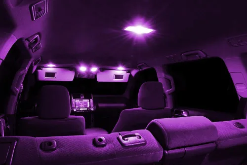 Vista 5 de XtremeVision LED interior para Mazda 2 2011-2014 (4 piezas) kit de LED interior rosa + herramienta de instalación Rosado
