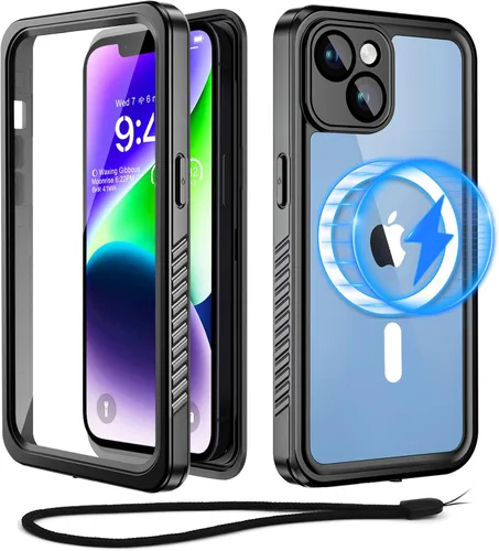 Vista 11 de Beeasy Funda impermeable para iPhone 12 compatible con Magsafe IP68 de grado militar bajo el agua, a prueba de golpes, a prueba de polvo, resistente