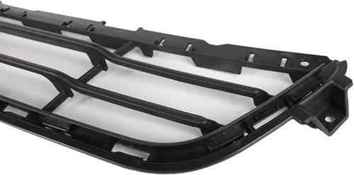 Vista 6 de Parrilla para parachoques delantero inferior, ajuste para Ford Fusion/Mondeo 2013-2016, estilo Mustang, color negro cromado