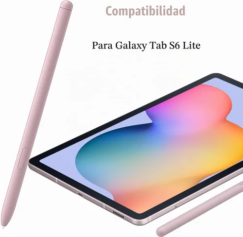 Vista 2 de 2Pcs Tab S6 Lite S Pen Reemplazo para Samsung Galaxy Tab S6 Lite Pen (rosa)