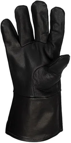 Vista 3 de Tillman 44-M Guantes de Soldadura TIG Medianos de Piel de Cabrito de Grano Superior Negro
