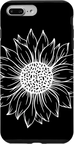 Vista 12 de iPhone 16 Cute and Beautiful White Flower of Sunflower Case