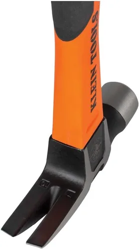Vista 11 de Klein Tools H80820 Martillo de garra recta, 20 onzas, mango de agarre antideslizante de fibra de vidrio con orificio de sujeción, 13 pulgadas