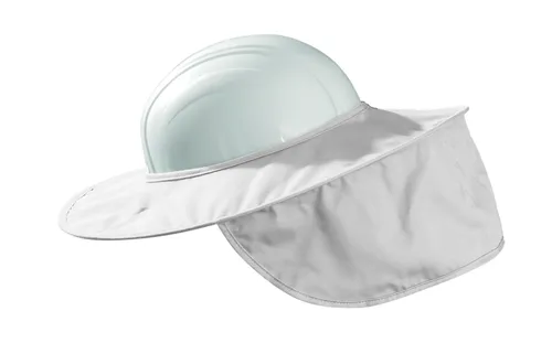 Vista 4 de OccuNomix 899-HVY sombrero duro Stow Away con sombra, capacidad, volumen, algodón, estándar, amarillo de alta visibilidad