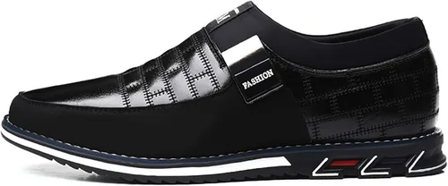 Vista 2 de COSIDRAM Zapatos casuales para hombre, mocasines cómodos, zapatos para caminar, para negocios, trabajo, oficina