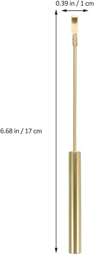 Vista 4 de VOSAREA Reloj de pared unisex con péndulo, dorado, pantalla analógica, 12 pulgadas de diámetro