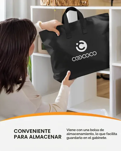 Vista 6 de CooCoCo - Masajeador de espalda de vibración con calor, almohadilla para silla de masaje para sofá