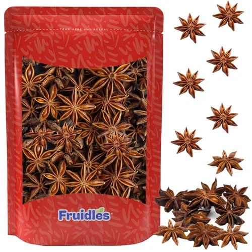 Vista 8 de Fruidles Anís estrellado entero, cápsulas de anís, ideal para té de anís, certificado Kosher de 3 onzas