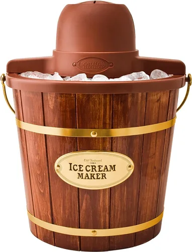 Vista 12 de Nostalgia Máquina Eléctrica de Helados – Estilo Salón, Máquina de Helado Suave a la Antigua Hace Yogur Congelado o Gelato en Minutos - Divertido