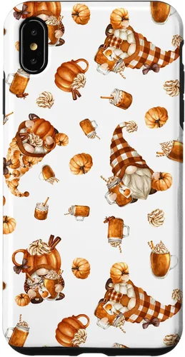 Vista 11 de Autumn Pumpkin Spice Motif for Thanksgiving Cute Fall Gnome Case for iPhone 17