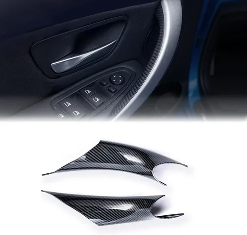 Vista 8 de Tapa adhesiva para tirador de puerta, cubierta interior para BMW F30 F34 Serie 3 320,328,330,335,340,F80 M3 2012-2018, F32 F33 F36 Serie 4