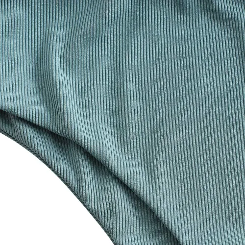 Vista 4 de ZAFUL Traje de baño de dos piezas con tirantes extraíbles, acolchado de cintura alta
