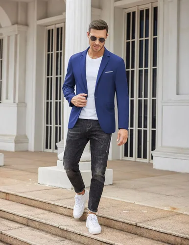 Vista 3 de COOFANDY Modernoajustado para hombre