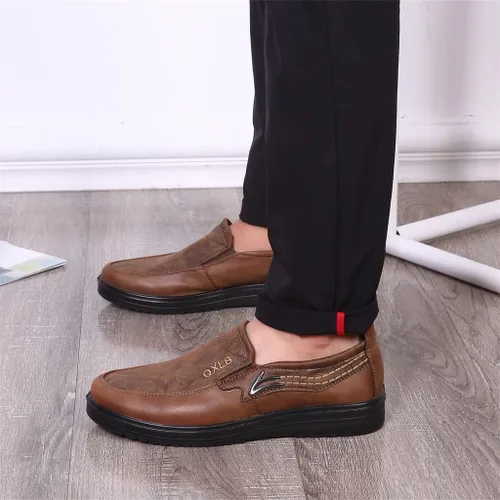 Vista 5 de Veslexth Mocasines para hombre, zapatos casuales para exteriores, transpirables, cómodos, ligeros, para adultos, para conducir, viajar, caminar