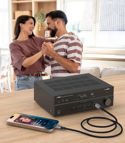 Vista 6 de Cable de audio óptico USB C a Toslink, puerto USB C unidireccional a SPDIF, cable de audio estéreo óptico digital macho para smartphone, tableta