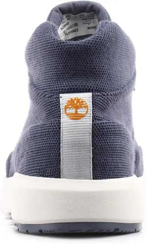 Vista 4 de Timberland TrueCloud EK+ Chukka A28H8 - Tenis de punto azul medio para hombre, talla 7 de EE. UU, Azul (Medium Blue)