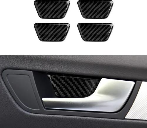 Vista 17 de Adhesivos para panel de CD de aire acondicionado para Audi A4 A5 S4 S5 RS4 RS5 Q5 accesorios de fibra de carbono interior pegatinas, estilo B