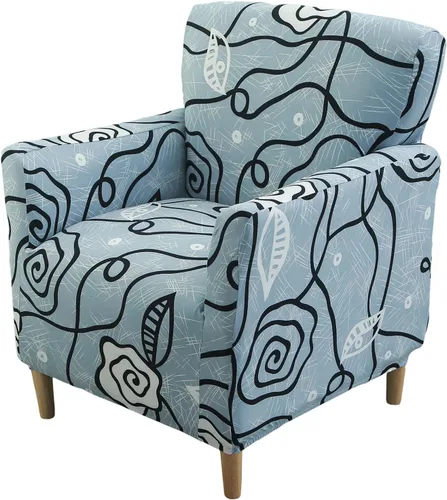 Vista 49 de FUANGUI Funda para Sillón de Banquete con Brazos Fundas para Sillas Elásticas Funda para Sillón Club Funda Suave para Sillón Sofá Cubiertas