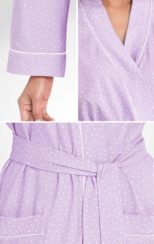 Vista 4 de PajamaGram Long Bathrobes For Women - Womens Cotton Robe, 100% Cotton