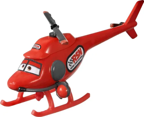 Vista 2 de Disney Cars Kathy Copter, juguete coleccionable en miniatura para automóvil basado en películas de autos, para niños de 3 años en adelante