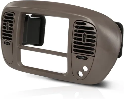Vista 11 de CROSSDESIGN Nuevo negro central Dash Radio Air Vent Bisel Trim compatible con Ford F150 Expedition 1997 1998 1999 2000 2001 2002 2003