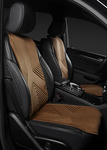 Vista 2 de Lord AutoFashion - Funda universal para asiento de una vía, color marrón.
