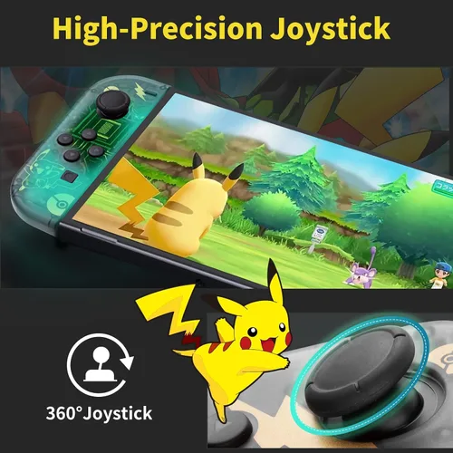 Vista 4 de AFMVV Controllers for Nintendo Switch, Switch Controllers for SwitchLiteOLED, Replacement Controller with Dual VibrationWake-upScreenshot
