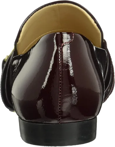 Vista 3 de Karl Lagerfeld Paris Mocasines Nikki para mujer, Oro