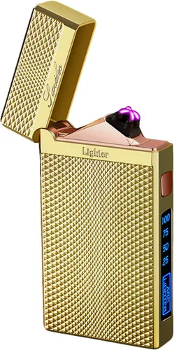 Vista 9 de SKRFIRE Encendedor de plasma de doble arco, recargable por USB, resistente al viento y sin llama para campamento, barbacoa, parrilla, hoguera, vela