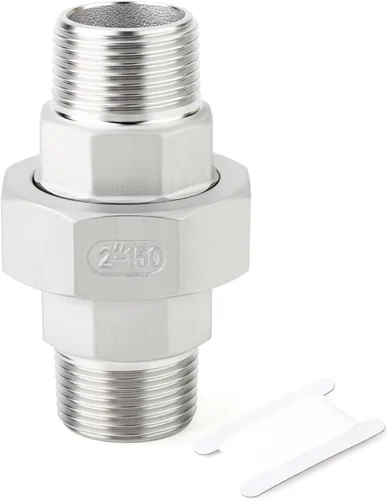 Vista 22 de TAISHER 1 pieza Unión de acero inoxidable 304, 2" NPT hembra, conexión de tubería fundida