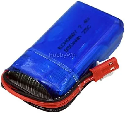 Vista 4 de 7.4V 2S 850mAh 25C LiPO Batería JST Plug para FPV Drone RC Modelo Avión Helicóptero