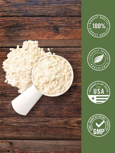 Vista 7 de Carlyle Polvo de Proteína de Suero de Vacas Alimentadas a Pasto 5 lb (80 oz) 33 g de Proteína por Porción Sin Sabor Sin Azúcar ni Hormonas
