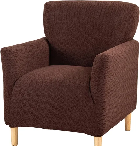Vista 66 de Fundas de jacquard para sillón de banquete, fundas suaves para sillón de 1 pieza, fundas elásticas para silla de sala de estar, antideslizantes