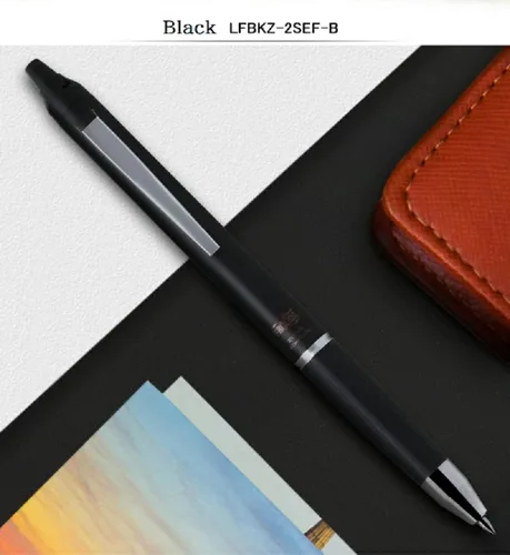 Vista 2 de Pilot Japan Frixion Ball Knock Zone Gel Ink Bolígrafo Negro 0.020 in Tinta Negra LFBKZ-2SEF-B Importación de Japón con lápiz óptico original