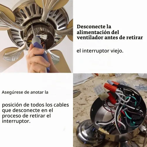 Vista 5 de Zing - Interruptor de ventilador de techo ZE-110, interruptor de luz de ventilador de techo de 3 vías de 3 cables, interruptor de cadena de repuesto