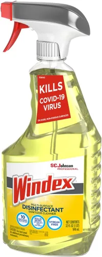Vista 6 de SC Johnson Professional Windex Limpiador de superficies desinfectante de 32 onzas, 32 onzas líquidas