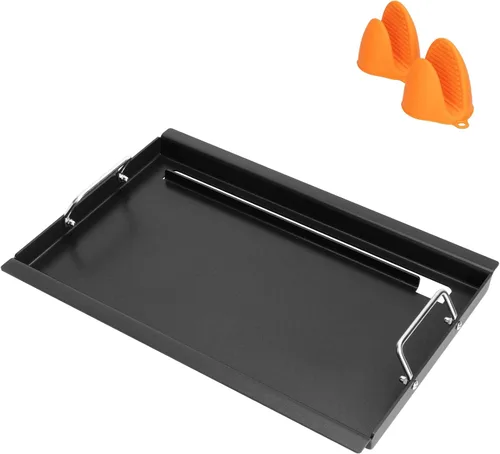 Vista 8 de DELSbbq Plancha de tamaño completo de 17" para parrillas de gas Charbroil