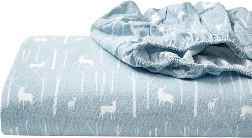 Vista 25 de Eddie Bauer - Sábanas individuales, juego de ropa de cama de franela de algodón, cepillada para mayor suavidad, decoración acogedora para el hogar