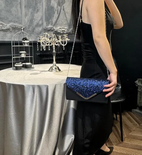 Vista 2 de Bolso de mano para mujer con cadena desmontable