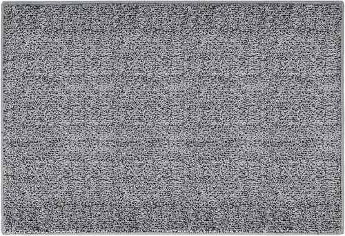 Vista 8 de HDFK Alfombra de baño antideslizante de 24 x 16 pulgadas, 2 tonos, felpilla suave, con respaldo de TPR Absorbencia sólida negro blanco Alfombra