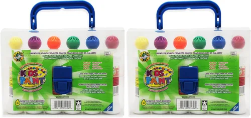 Vista 2 de Crafty Dab Kids Paint - Paquete de 6 fundas de transporte