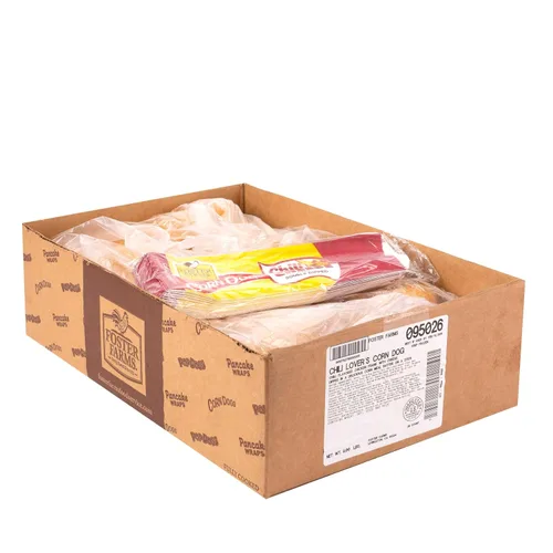 Vista 4 de Foster Farms Chili Lovers Chicken Corn Dog, 4 onzas- 36 por caja.