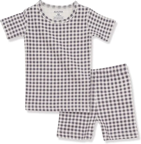 Vista 88 de AVAUMA Conjunto de pijama de algodón para bebés y niñas de 6 meses a 7 años