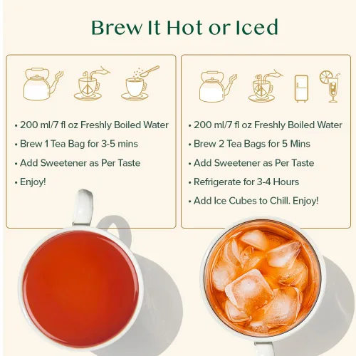 Vista 7 de VAHDAM - 30 bolsitas de té Masala Chai, sin gluten y sin OMG, té negro, cardamomo, canela, pimienta negra y clavo, sin saborizante añadido
