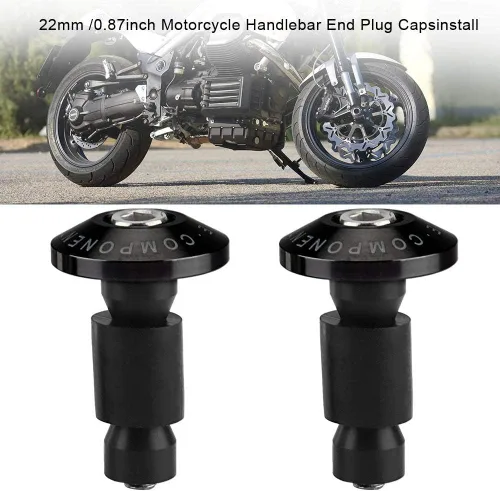 Vista 9 de Fydun Tapón deslizante para manillar de motocicleta para Racing ATV Offroad 0.866 in 7/8inch (negro)
