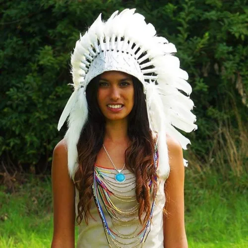 Vista 14 de Novum Crafts Tocado de plumas Inspirado en indios nativos americanos Elige